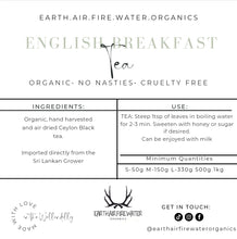 English Breakfast - Earth.Air.Fire.Water Organics