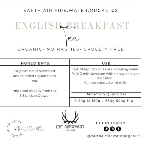 English Breakfast - Earth.Air.Fire.Water Organics