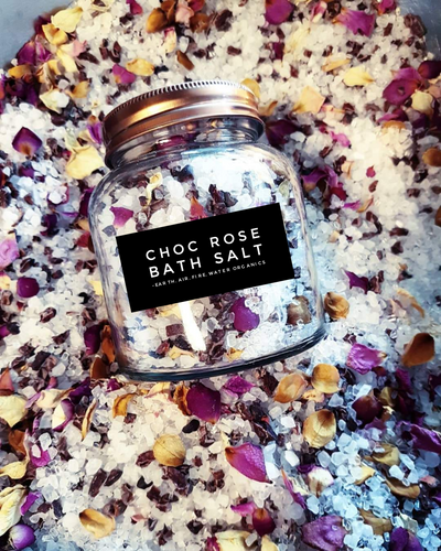 Choc Rose Bath Salt - Earth.Air.Fire.Water Organics